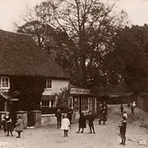 The Square at Findon, c 1913