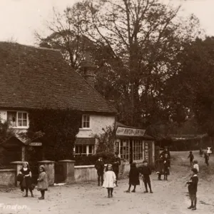 The Square at Findon, c 1913