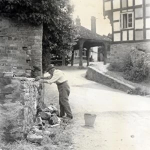 Stone Walling - June 1945