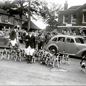 Storrington Beagles Opening Meet - October 1938