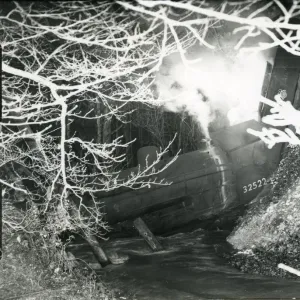 Train crash in Cocking, West Sussex