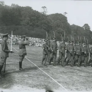 Trooping the colours at Arundel september 1933 Trooping the colours at Arundel september 1933