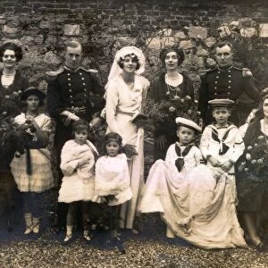 Wedding Group at Chichester Cathedral, 1930