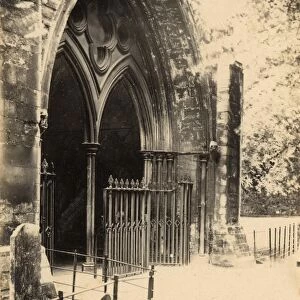 The west door of Chichester Cathedral, 4 September 1888