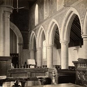West Tarring: the interior of St Andrews Church, 17 July 1891