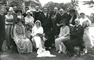 Wedding group, Southwater, 19 June 1924