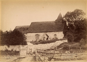 Church Prints: Alciston Church exterior, 1894