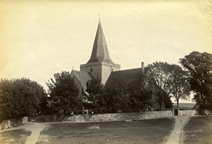 Church Prints: Alfriston Church exterior, 1894