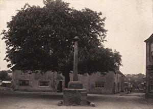 John Fletcher Collection - 'Wanderings In Sussex' Prints: Alfriston: remains of the Cross, 1908