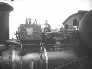 Ronald Shephard Railway Collection: Aveling & Porter geared locomotive on the Amberely Quarry railway 1940