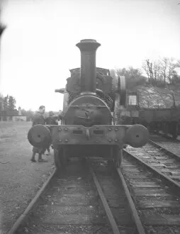 Ronald Shephard Railway Collection: Aveling & Porter geared locomotive on the Amberley Quarry Railway 1940