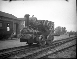 Aveling & Porter geared locomotive on the Amberley Quarry Railway 1940