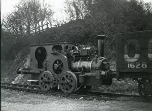 Ronald Shephard Railway Collection: Aveling & Porter steam geared locomotive on the Amberley Quarry Railway 1940