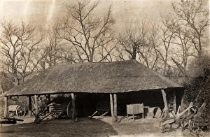 Farming Prints: A barn in Ditchling, 11 February 1890