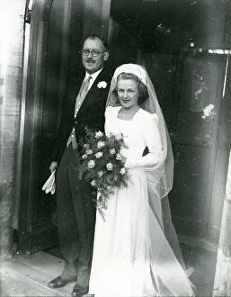 People Collection: Barnett-Whittington wedding, Petworth, October 1947