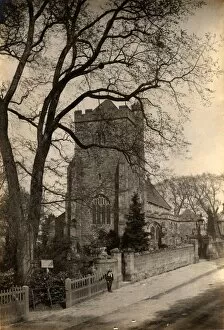 Images Dated 8th October 2012: The bell tower of St Mary the Virgin, Battle, 1 May 1890