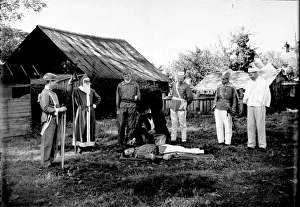 Boxgrove Tipteers in a Christmas Mummers Play, October 1936 Boxgrove Tipteers in a Christmas Mummers Play, October 1936