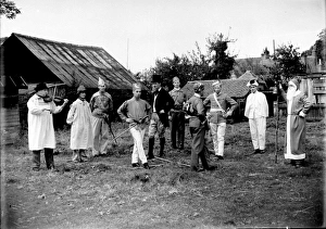 Boxgrove Tipteers, local amateur group in a Christmas Mummers Play October 1936