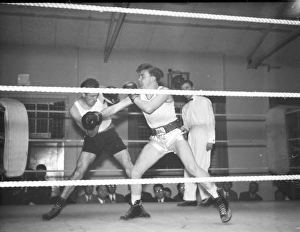 Sport Prints: Boxing training match, 23 Oct 1962