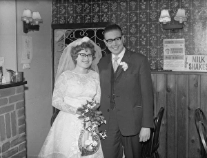 Wedding Prints: Bride and Groom, 13 January 1962