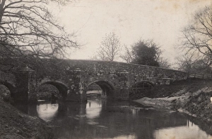Country Side Prints: The bridge over the River Rother in Woolbeding, 1903