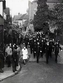 Images Dated 1st June 2015: British Legion Parade at Petworth - November 1946