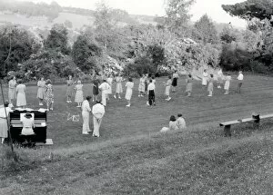 Images Dated 11th June 2015: Bury Vicarage Folk Dancing Party - 1947