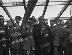 Chichester Photographic Prints: Chichester Festival Theatre Roof Topping Ceremony