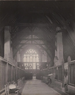 Building Prints: Chichester: the interior of St Marys hospital, 1905