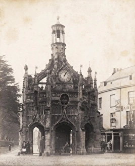 John Fletcher Collection - 'Wanderings In Sussex' Prints: Chichester: the Market Cross from East Street, 1903