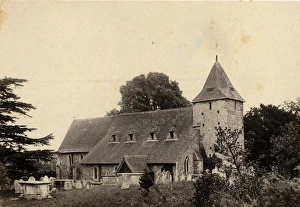 The church at Fittleworth, 30 July 1893 The church at Fittleworth, 30 July 1893