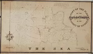 Tithe Award Maps, 1808-1859 Collection: Climping Tithe Map, 1843