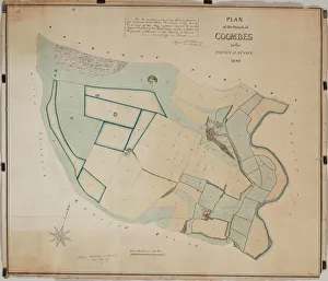 Coombes Tithe Map, 1840