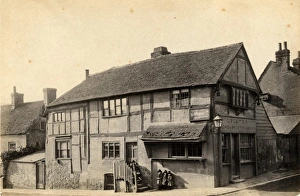 Building Prints: A cottage on New Road (to Brighton), Ditchling, 11 February 1890
