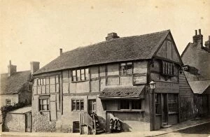 Images Dated 8th October 2012: A cottage on New Road (to Brighton), Ditchling, 11 February 1890
