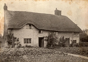 Cottages Prints: Cottages in Westergate, 1905