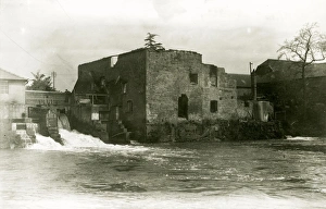 Coultershaw Mill, Petworth, after it had been destroyed by fire, April 1923 Coultershaw Mill, Petworth, after it had been destroyed by fire, April 1923