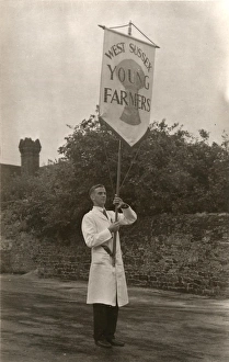 Parade Prints: County Banner Bearer for West Sussex Young Farmers Club