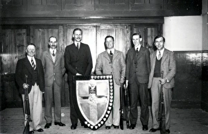 Crawley Rifle Team with Loder Shield - May 1939