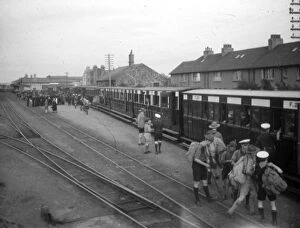 Ronald Shephard Railway Collection: Departing at Ramsey - Isle of Man Railway c. 1947