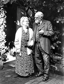 Elderly Prints: Diamond Wedding couple, September 1937