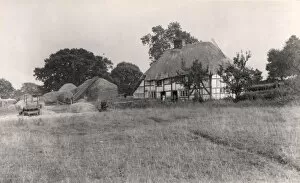 Images Dated 19th January 2012: Dilapidated Farmstead at Bury, 1930