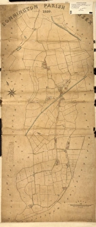 19th Century Prints: Donnington tithe map, 1839