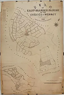 19th Century Prints: East Marden tithe map, 1842
