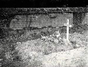 Military Prints: Ebernoe Churchyard Grave of German Airmen - August 1940