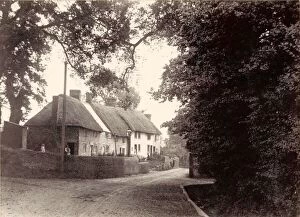 John Fletcher Collection - 'Wanderings in Sussex' Collection: The end of the village, Angmering, 1908