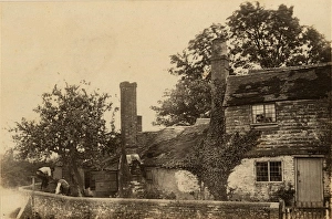 Agriculture Prints: Exterior of the forge at Ashurst, 1 May 1893