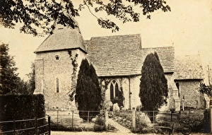 Exterior of St James Church, Ashurst, 1 May 1893 Exterior of St James Church, Ashurst, 1 May 1893