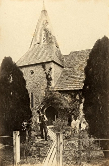 Sussex Prints: Exterior of St James Church, Ashurst, 1 May 1898