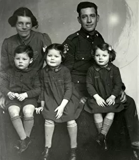 Images Dated 9th April 2015: Family Portrait - about 1942